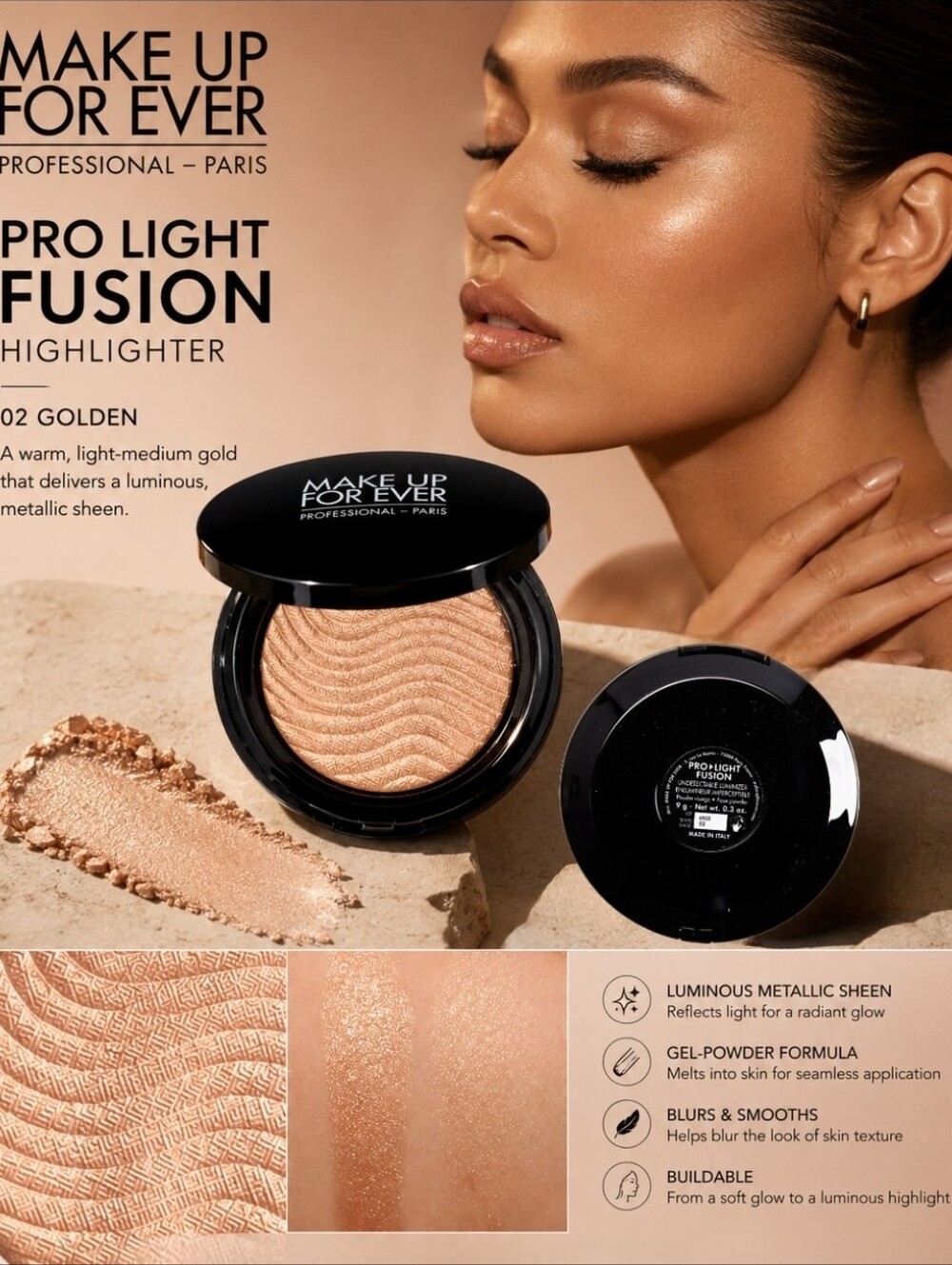 MAKE UP FOR EVER Pro Light Fusion Highlighter - 02